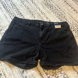 Old navy black jean shorts